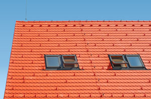 new roof with skylights installed in Saratoga